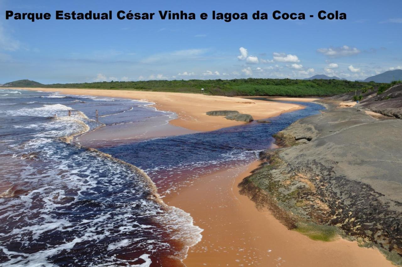 Suíte Mar - Praia do Morro - prédio frente Mar com elevador, atravessou a avenida, já está na Praia - com garagem - internet Guarapari Exterior foto